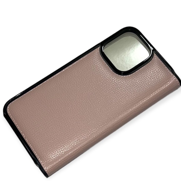 KATE SPADE MagSafe Pink Leather iPhone 14 PRO MAX Wallet Folio Magnetic Case - Picture 8 of 9